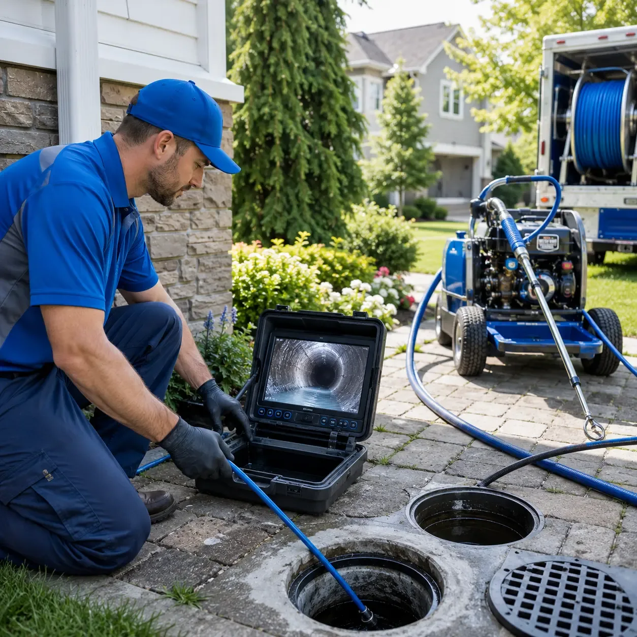 Outdoor drain cleaning professionals serving Mantachie, MS